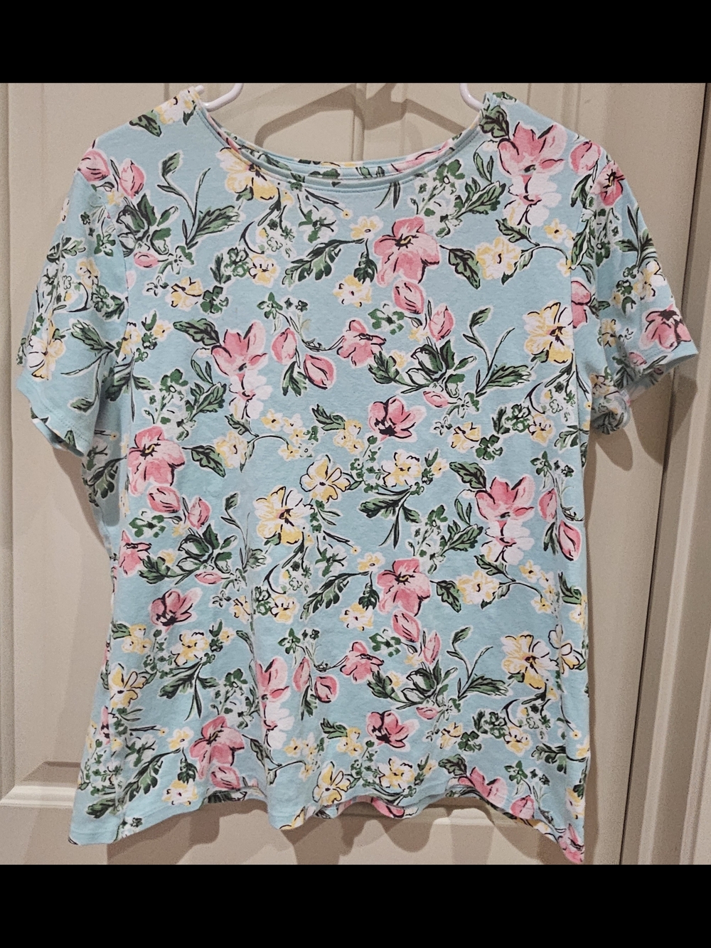 Croft & Barrow Floral Top Women Size Large